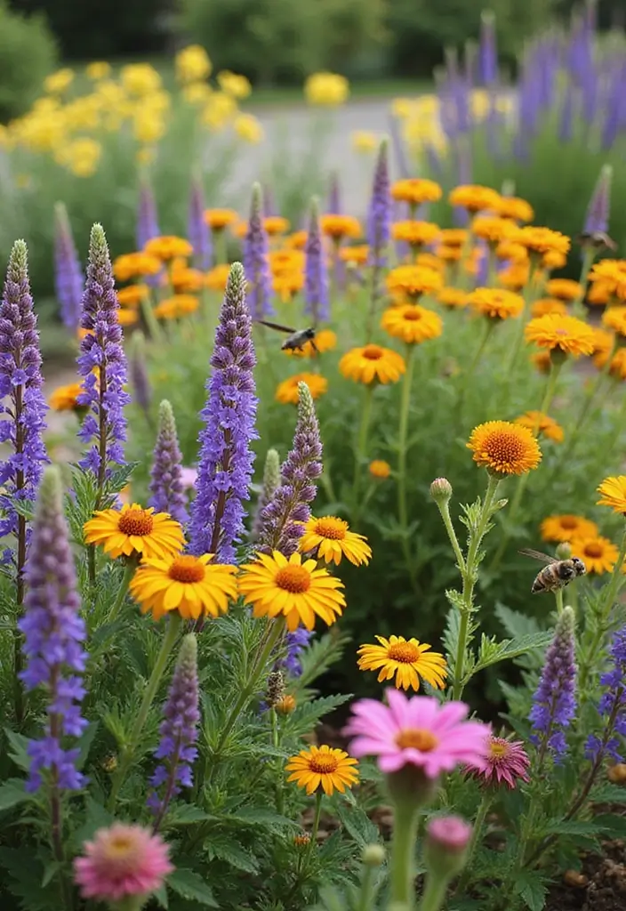 30 Animal Crossing Flower Garden Ideas That Feel Magical 11 30 Animal Crossing Flower Garden Ideas That Feel Magical - 11. Pollinator Paradise