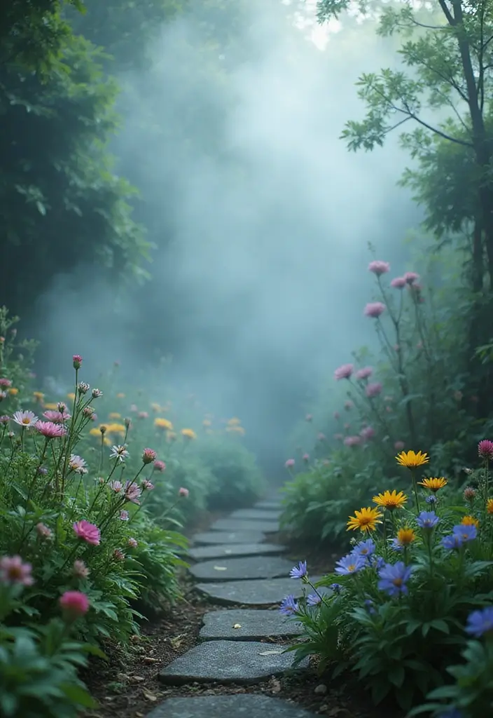 30 Animal Crossing Flower Garden Ideas That Feel Magical 21 30 Animal Crossing Flower Garden Ideas That Feel Magical - 21. Ethereal Foggy Gardens