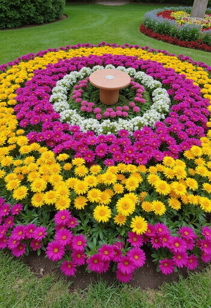 30 Animal Crossing Flower Garden Ideas That Feel Magical 23 30 Animal Crossing Flower Garden Ideas That Feel Magical - 23. Circular Flower Beds