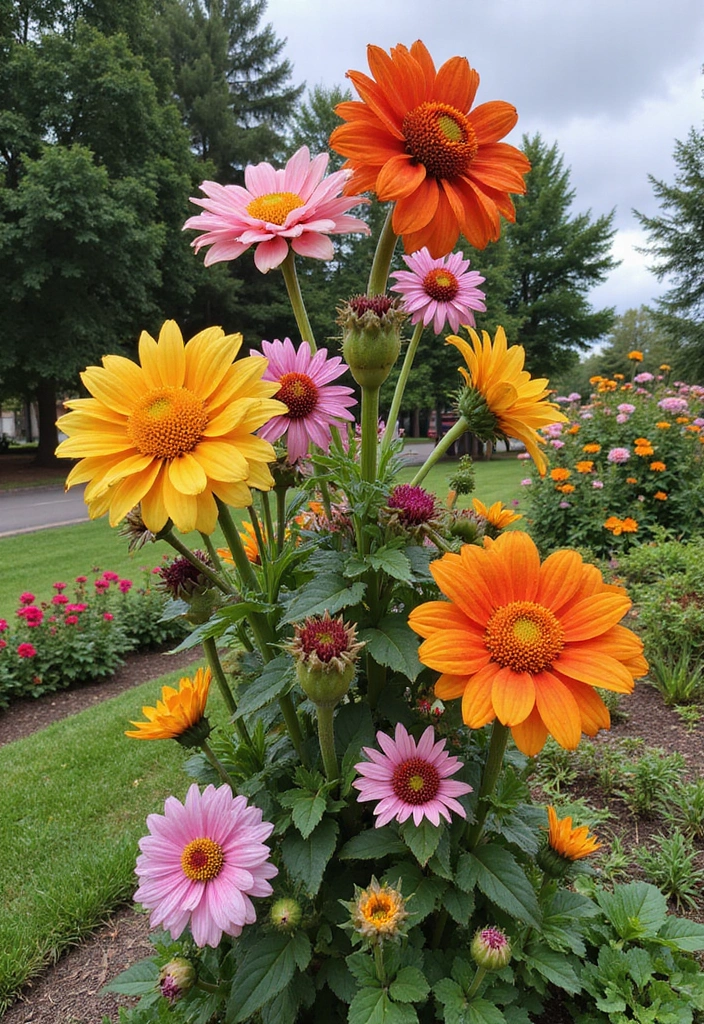 30 Animal Crossing Flower Garden Ideas That Feel Magical 26 30 Animal Crossing Flower Garden Ideas That Feel Magical - 26. Artistic Flower Sculptures