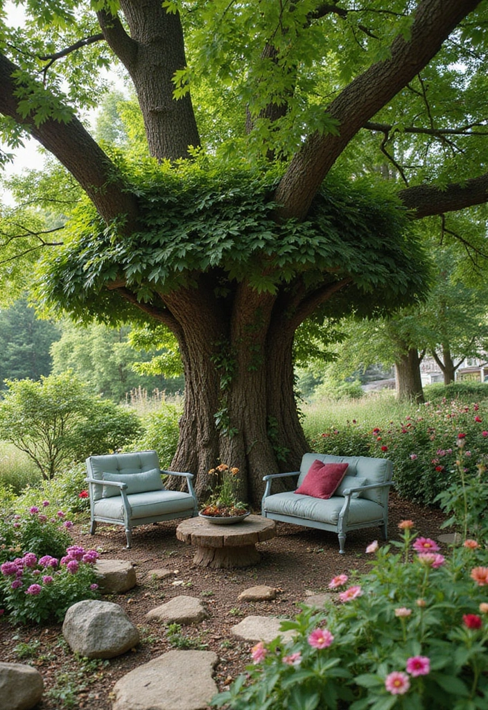 30 Animal Crossing Flower Garden Ideas That Feel Magical 28 30 Animal Crossing Flower Garden Ideas That Feel Magical - 28. Enchanted Tree Canopy