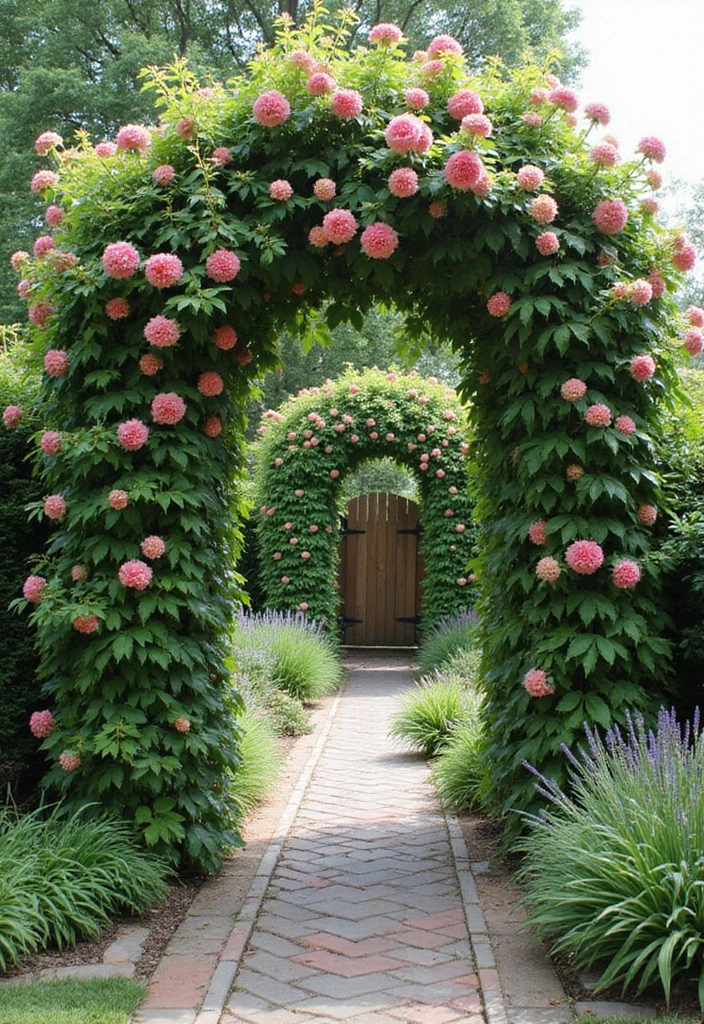 30 Back Garden Ideas That Completely Transform Outdoor Living 19 30 Back Garden Ideas That Completely Transform Outdoor Living - 19. Garden Arches for Vertical Interest