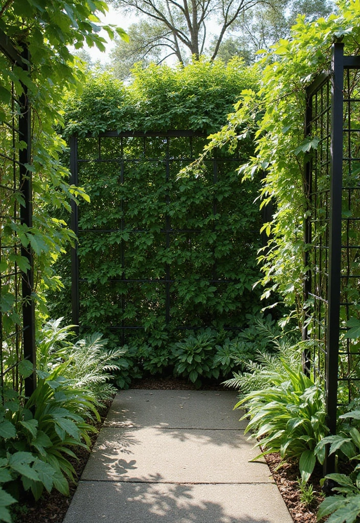 30 Back Garden Ideas That Completely Transform Outdoor Living 27 30 Back Garden Ideas That Completely Transform Outdoor Living - 27. Privacy Screens with Plants