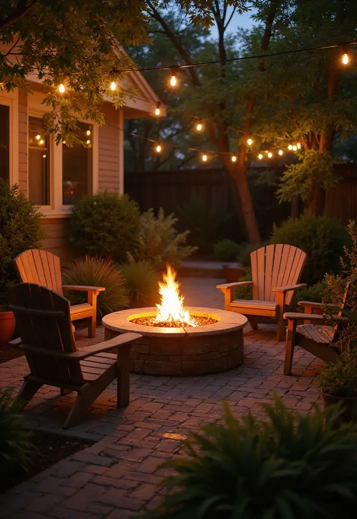30 Back Garden Ideas That Completely Transform Outdoor Living 4 30 Back Garden Ideas That Completely Transform Outdoor Living - 4. Cozy Fire Pit Area