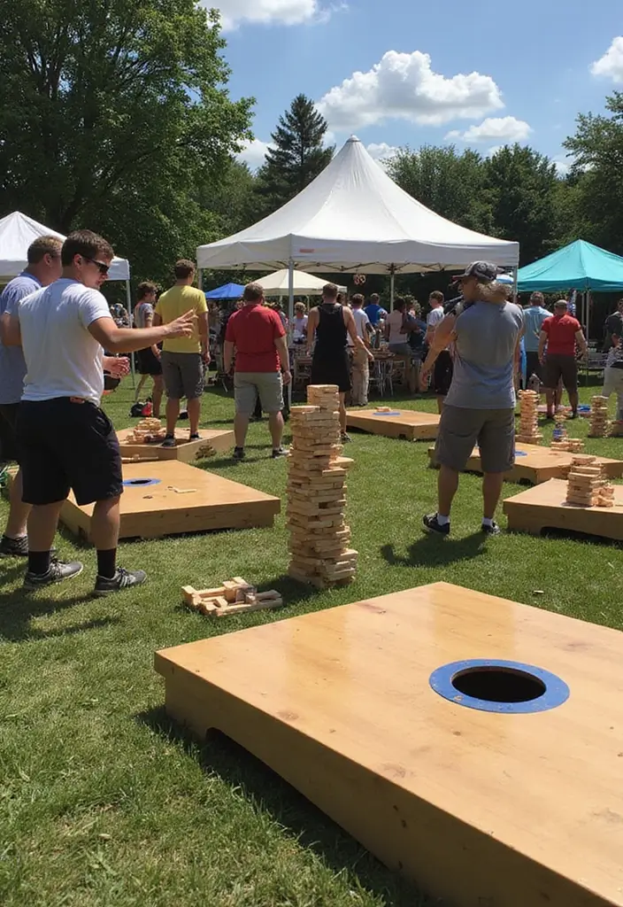 30 Beer Garden Ideas Perfect for Hosting Friends Outdoors 10 30 Beer Garden Ideas Perfect for Hosting Friends Outdoors - 10. DIY Outdoor Games