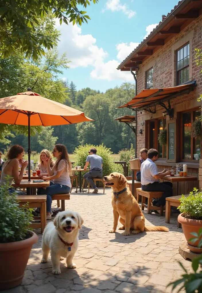 30 Beer Garden Ideas Perfect for Hosting Friends Outdoors 29 30 Beer Garden Ideas Perfect for Hosting Friends Outdoors - 29. Pet-Friendly Features