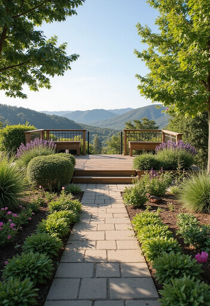 30 Bloxburg Garden Ideas for Gamers Who Love Creativity 12 30 Bloxburg Garden Ideas for Gamers Who Love Creativity - 12. Garden with a View