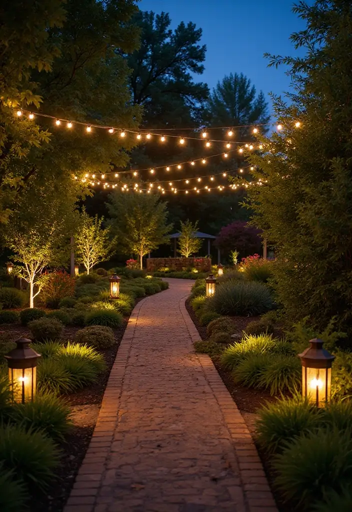 30 Bloxburg Garden Ideas for Gamers Who Love Creativity 22 30 Bloxburg Garden Ideas for Gamers Who Love Creativity - 22. Garden Lighting Ideas