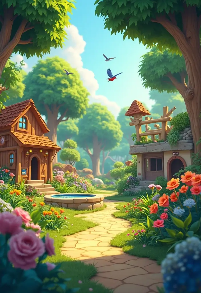 30 Bloxburg Garden Ideas for Gamers Who Love Creativity 28 30 Bloxburg Garden Ideas for Gamers Who Love Creativity - 28. Wildlife-Friendly Haven
