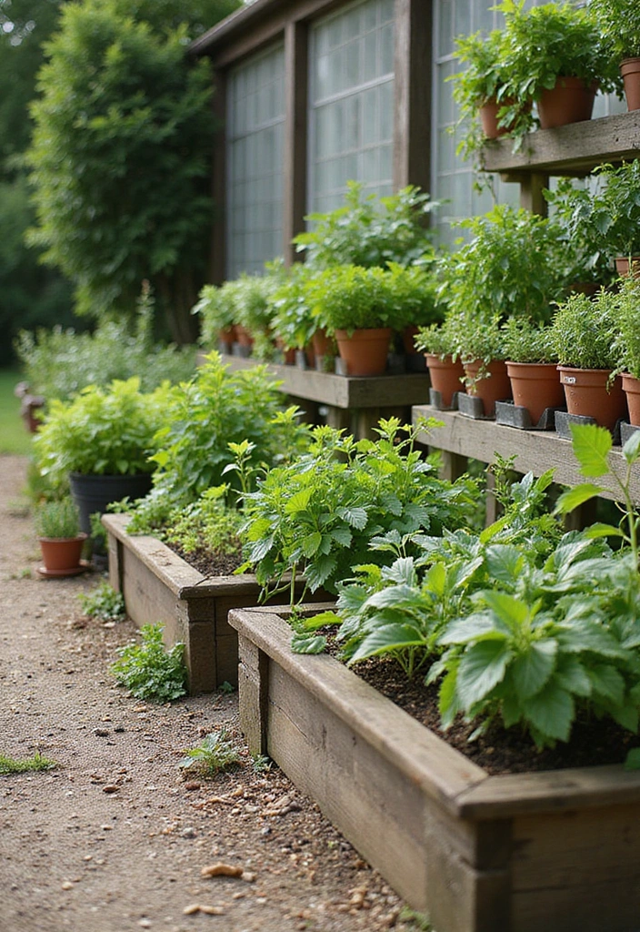 30 Bloxburg Garden Ideas for Gamers Who Love Creativity 4 30 Bloxburg Garden Ideas for Gamers Who Love Creativity - 4. Functional Herb Garden