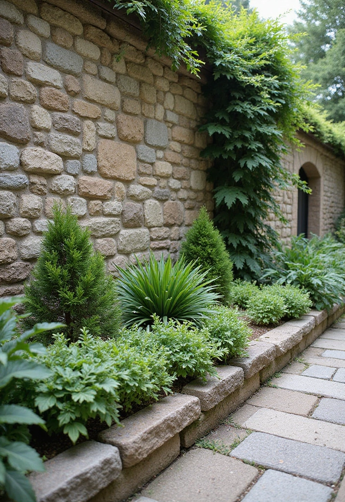 30 Corner Garden Ideas That Make Use of Every Space 10 30 Corner Garden Ideas That Make Use of Every Space - 10. Artistic Stone Walls
