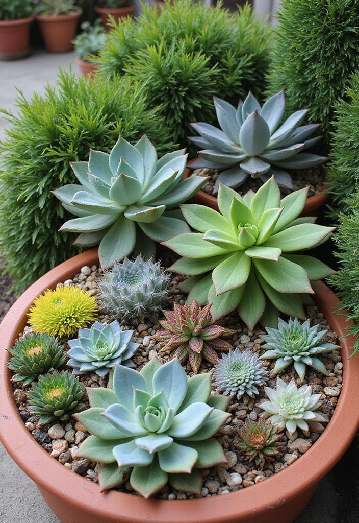 30 Corner Garden Ideas That Make Use of Every Space 15 30 Corner Garden Ideas That Make Use of Every Space - 15. Succulent Displays
