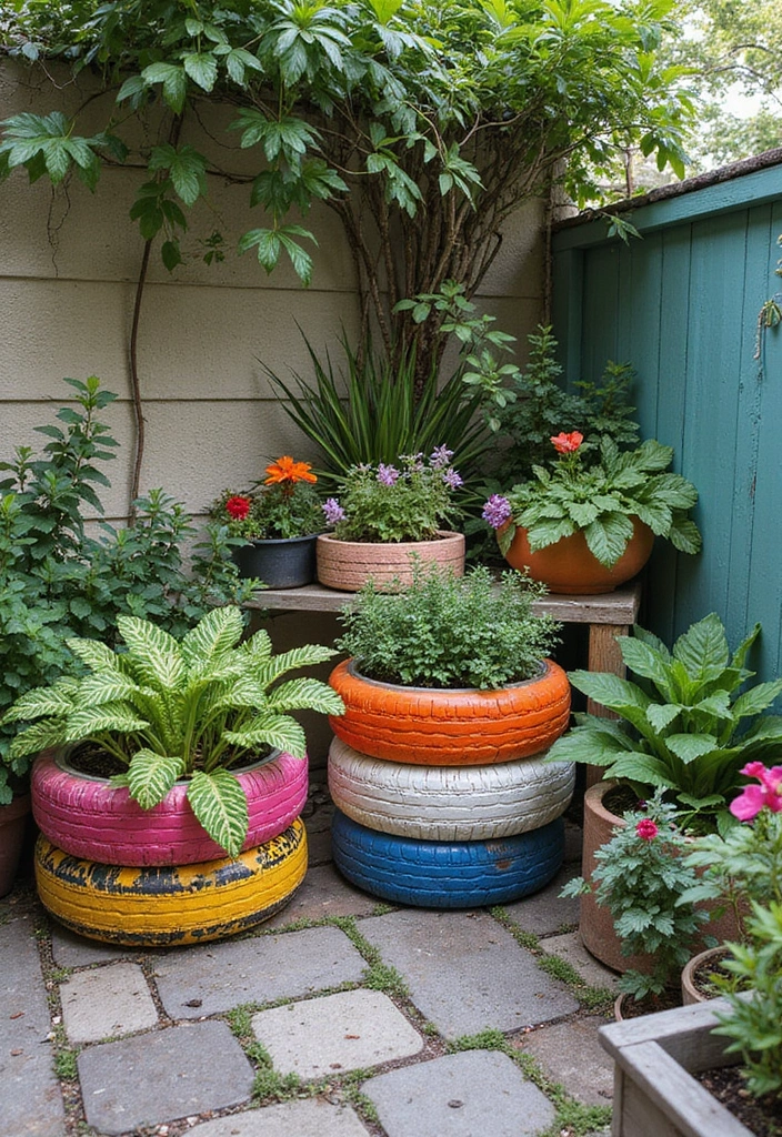 30 Corner Garden Ideas That Make Use of Every Space 6 30 Corner Garden Ideas That Make Use of Every Space - 6. Upcycled Containers