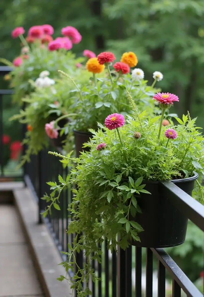 30 Corner Garden Ideas That Make Use of Every Space 8 30 Corner Garden Ideas That Make Use of Every Space - 8. Railing Gardens