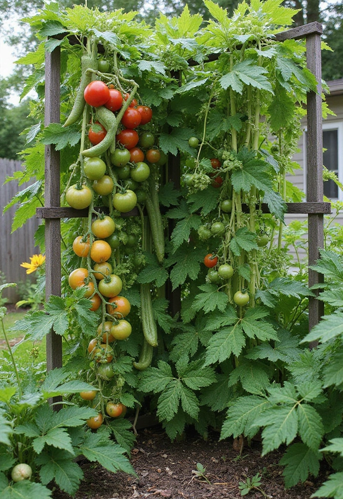 30 Corner Garden Ideas That Make Use of Every Space 9 30 Corner Garden Ideas That Make Use of Every Space - 9. Vertical Vegetable Gardens