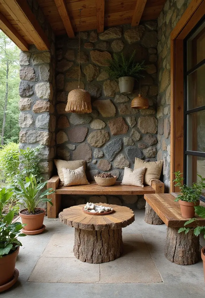 30 Cozy Garden Sitting Areas You’ll Never Want to Leave 17 30 Cozy Garden Sitting Areas You’ll Never Want to Leave - 17. Eco-Friendly Seating Solutions