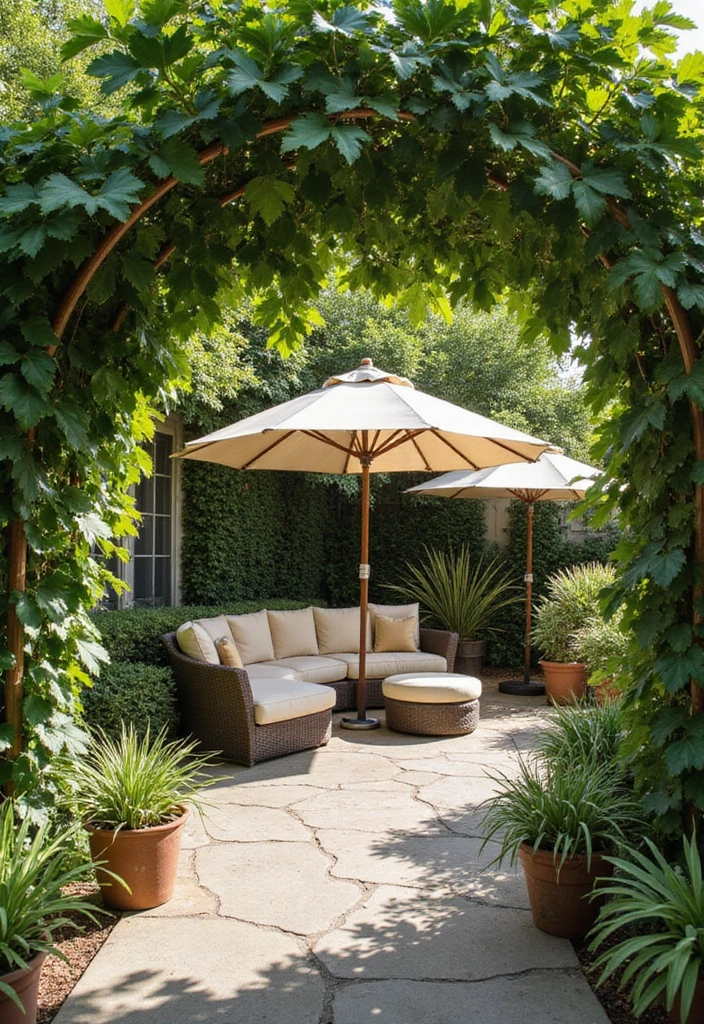 30 Cozy Garden Sitting Areas You’ll Never Want to Leave 30 30 Cozy Garden Sitting Areas You’ll Never Want to Leave - 30. Leafy Canopy Lounge