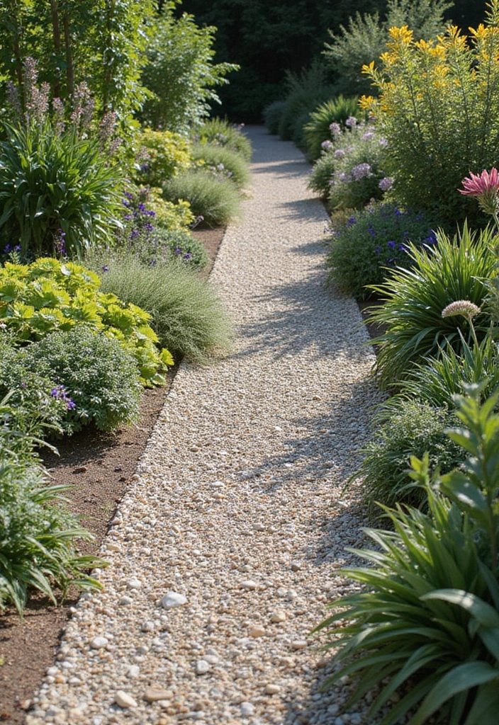 30 Creative Garden Path Ideas That Lead to Pure Beauty 22 30 Creative Garden Path Ideas That Lead to Pure Beauty - 22. Casual Pebble Paths