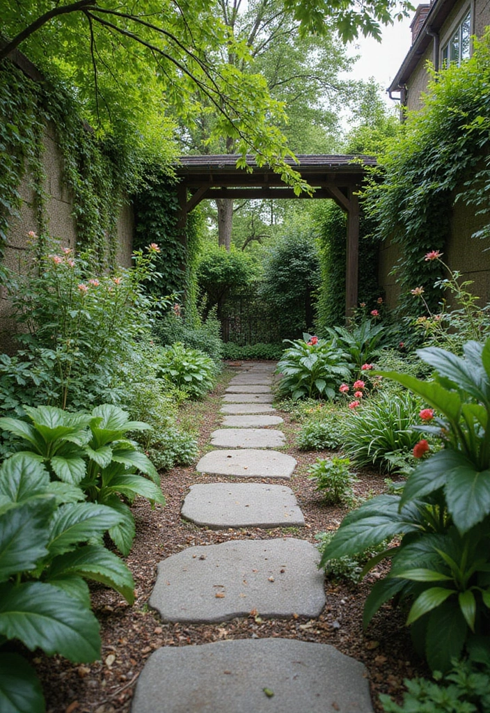 30 Creative Garden Path Ideas That Lead to Pure Beauty 8 30 Creative Garden Path Ideas That Lead to Pure Beauty - 8. Sunken Pathways