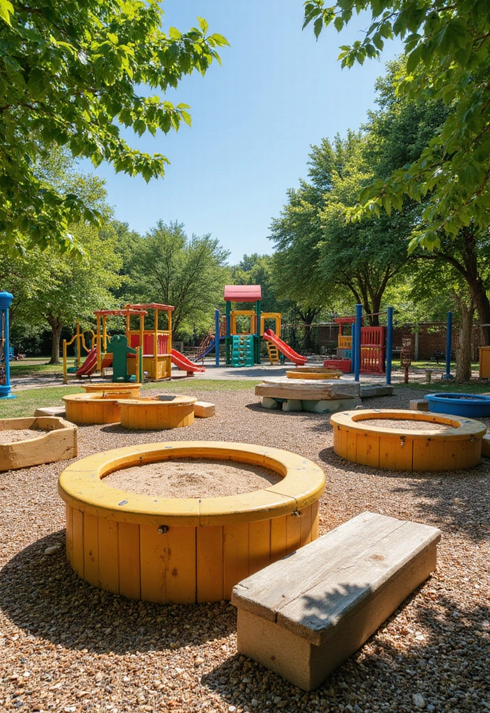 30 Creative Sleepers in Garden Ideas for Modern Outdoor Spaces 15 30 Creative Sleepers in Garden Ideas for Modern Outdoor Spaces - 15. Sleepers for Children's Play Areas