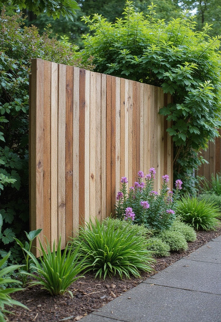 30 Creative Sleepers in Garden Ideas for Modern Outdoor Spaces 18 30 Creative Sleepers in Garden Ideas for Modern Outdoor Spaces - 18. Sleepers for Windbreaks