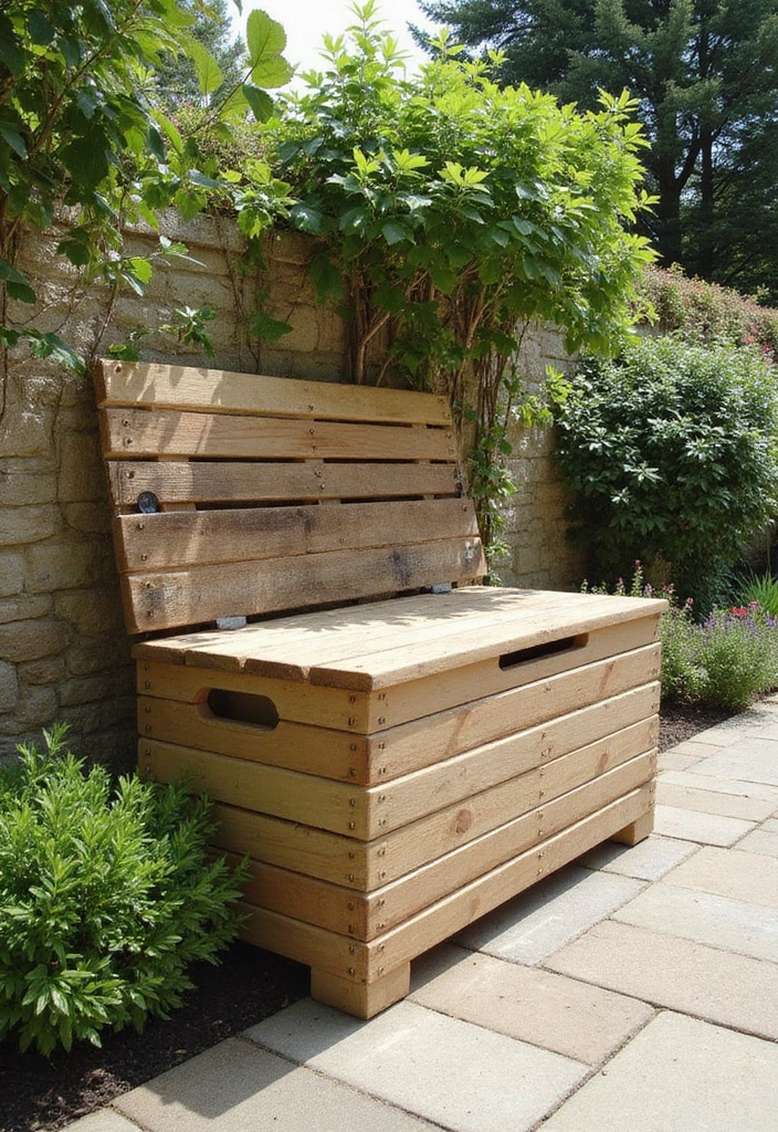 30 Creative Sleepers in Garden Ideas for Modern Outdoor Spaces 26 30 Creative Sleepers in Garden Ideas for Modern Outdoor Spaces - 26. Sleepers for Outdoor Storage