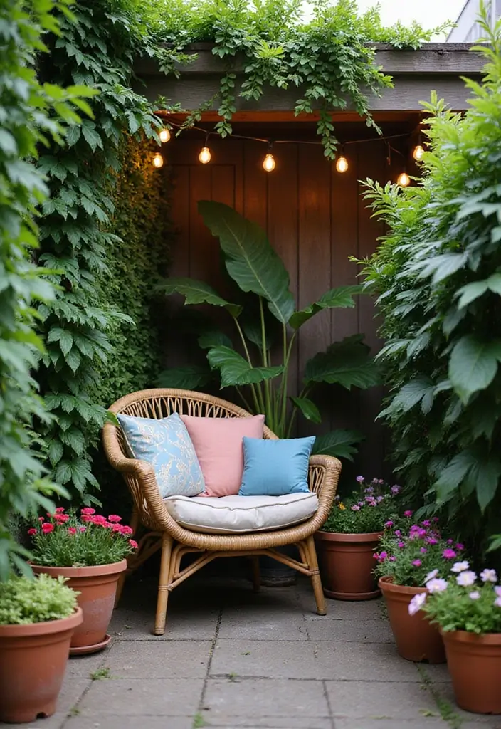 30 Enclosed Garden Ideas That Create Private Retreats 1 30 Enclosed Garden Ideas That Create Private Retreats - 1. Cozy Corner Nook