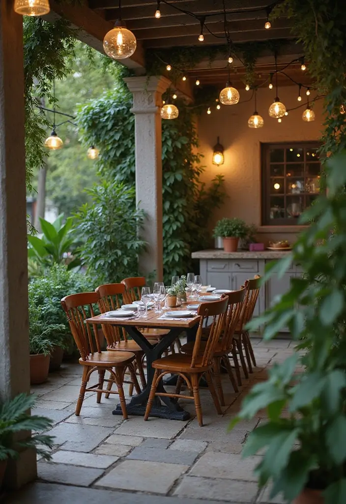 30 Enclosed Garden Ideas That Create Private Retreats 19 30 Enclosed Garden Ideas That Create Private Retreats - 19. Enclosed Dining Area