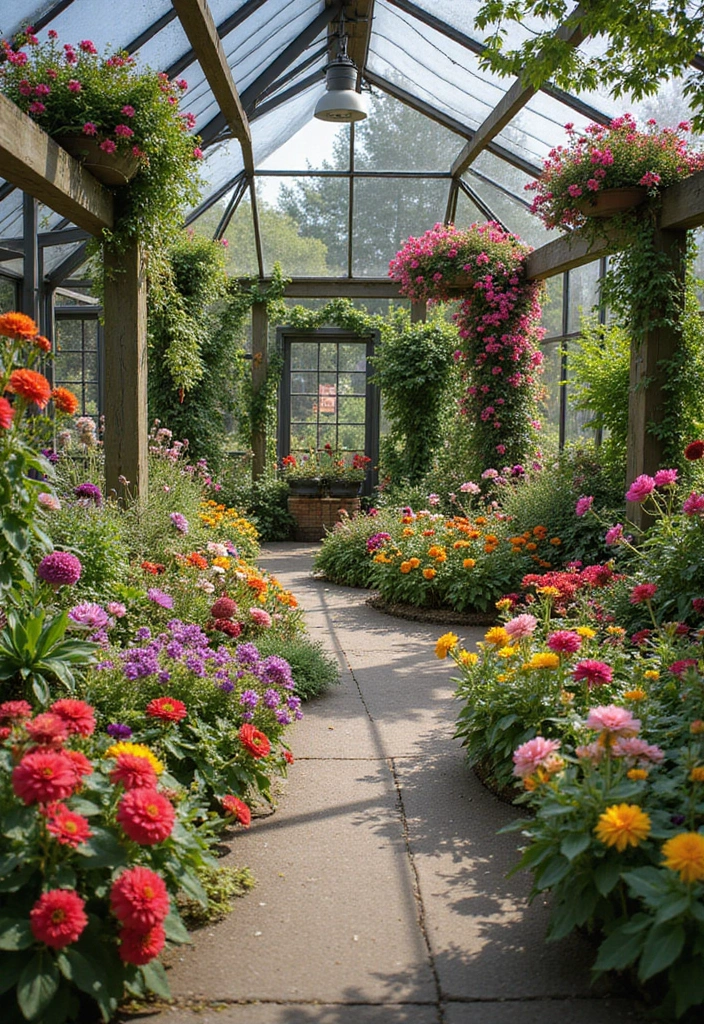 30 Enclosed Garden Ideas That Create Private Retreats 23 30 Enclosed Garden Ideas That Create Private Retreats - 23. Seasonal Flower Displays