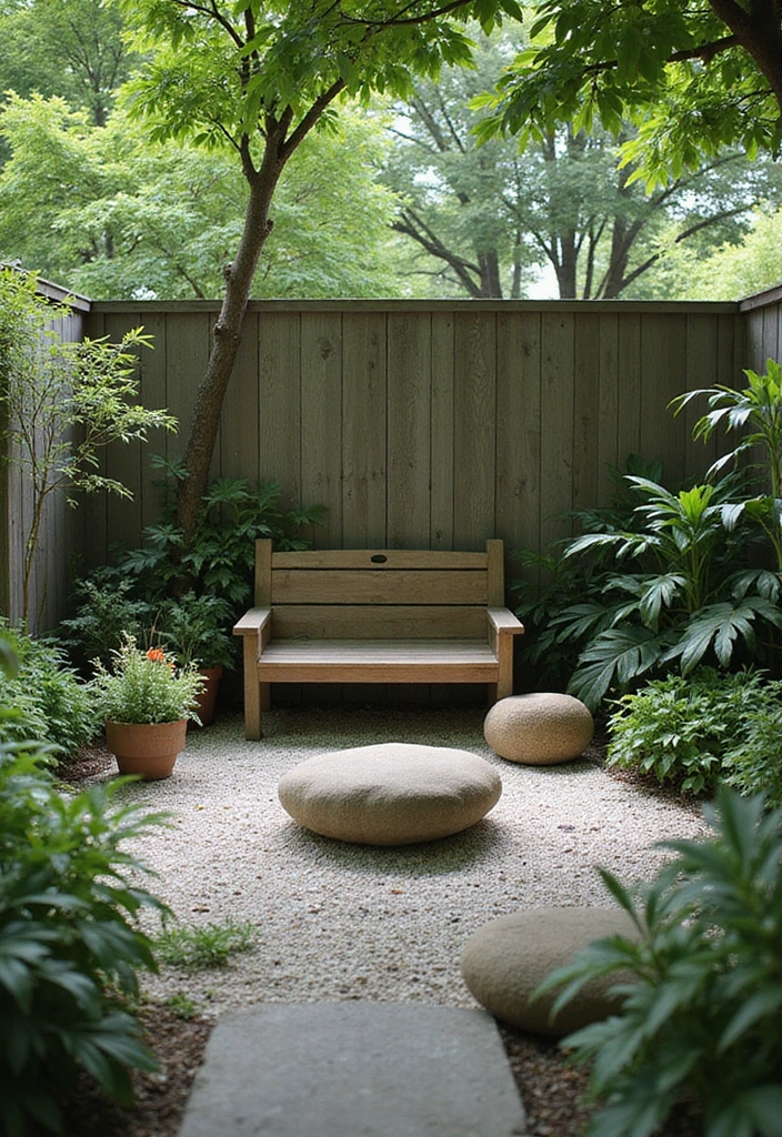 30 Enclosed Garden Ideas That Create Private Retreats 28 30 Enclosed Garden Ideas That Create Private Retreats - 28. Tranquil Meditation Space
