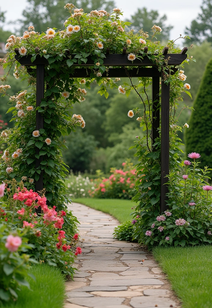 30 Front Yard Garden Ideas That Instantly Boost Curb Appeal 22 30 Front Yard Garden Ideas That Instantly Boost Curb Appeal - 22. Garden Trellises