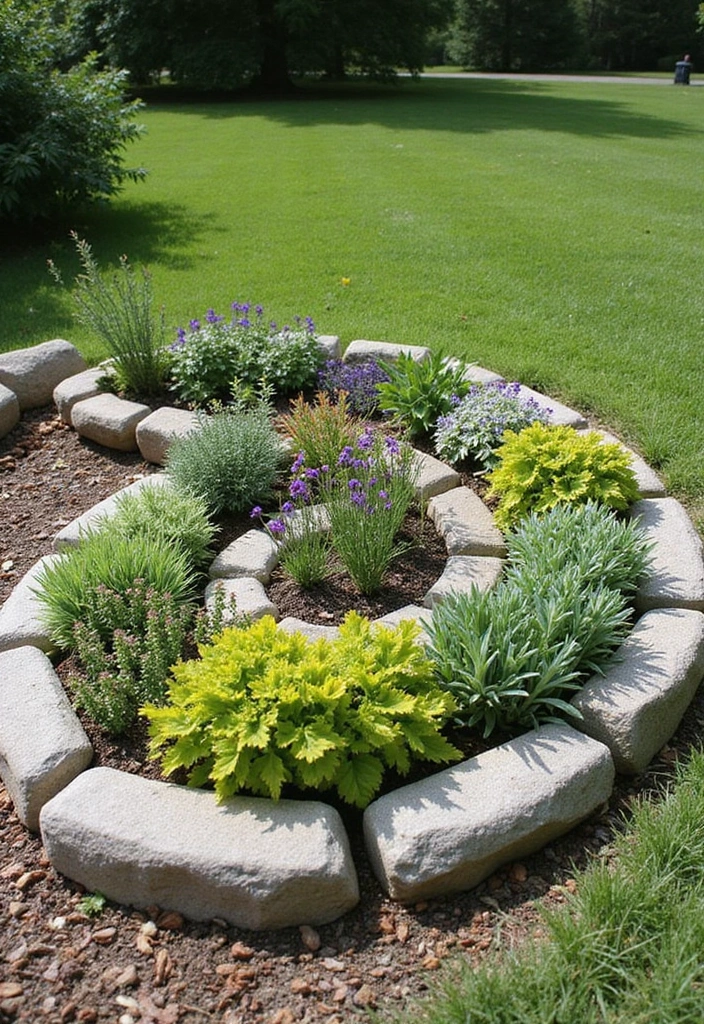 30 Front Yard Garden Ideas That Instantly Boost Curb Appeal 25 30 Front Yard Garden Ideas That Instantly Boost Curb Appeal - 25. Herb Spiral Gardens