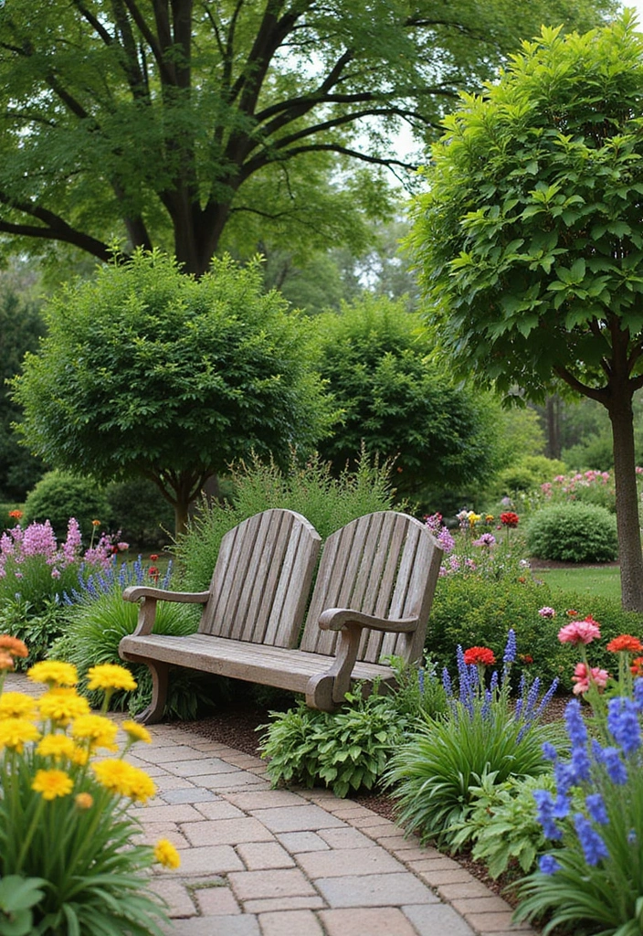30 Front Yard Garden Ideas That Instantly Boost Curb Appeal 26 30 Front Yard Garden Ideas That Instantly Boost Curb Appeal - 26. Garden Benches