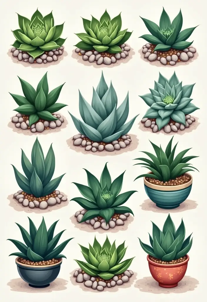 30 Front Yard Garden Ideas That Instantly Boost Curb Appeal 4 30 Front Yard Garden Ideas That Instantly Boost Curb Appeal - 4. Succulent Arrangements
