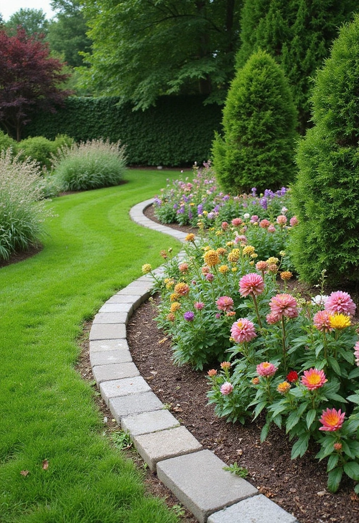 30 Garden Border Ideas That Instantly Upgrade Your Yard 19 30 Garden Border Ideas That Instantly Upgrade Your Yard - 19. Curved Edging
