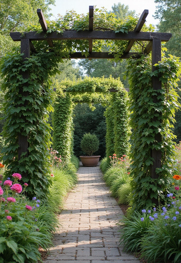 30 Garden Border Ideas That Instantly Upgrade Your Yard 27 30 Garden Border Ideas That Instantly Upgrade Your Yard - 27. Trellis Borders