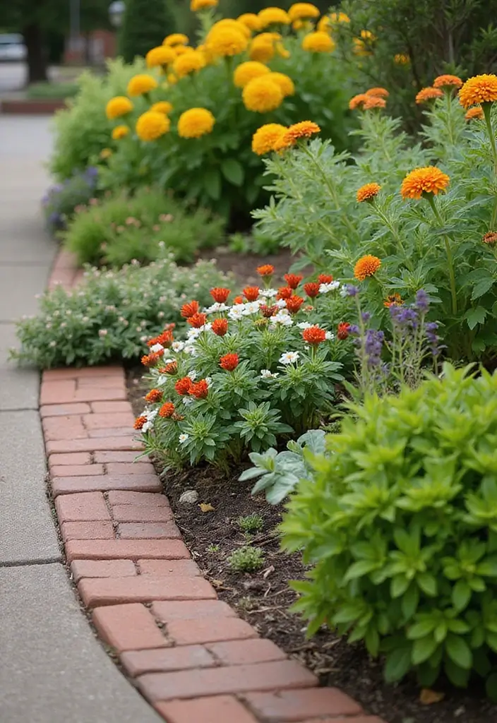 30 Garden Border Ideas That Instantly Upgrade Your Yard 5 30 Garden Border Ideas That Instantly Upgrade Your Yard - 5. Brick Borders