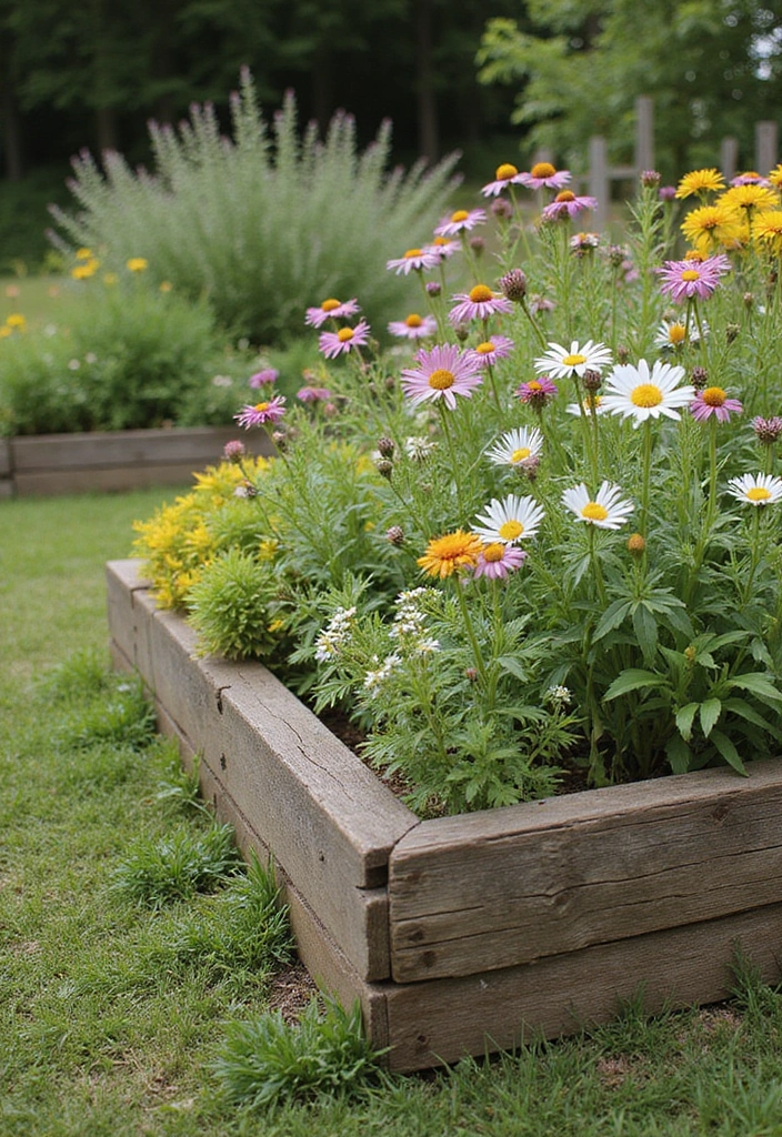 30 Garden Border Ideas That Instantly Upgrade Your Yard 8 30 Garden Border Ideas That Instantly Upgrade Your Yard - 8. Reclaimed Wood Edging