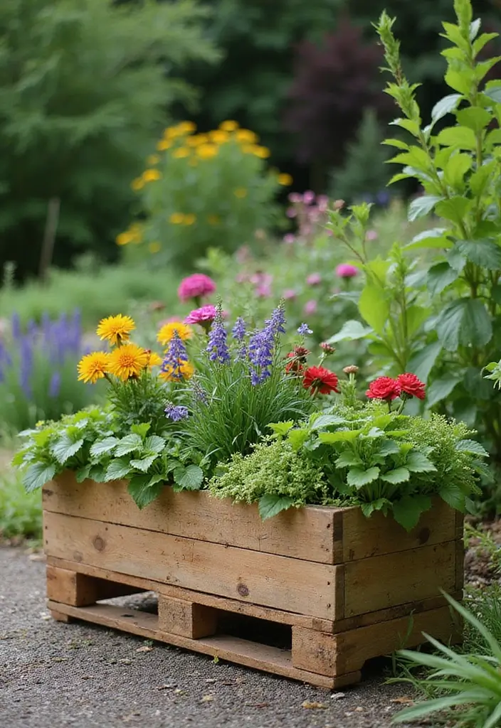 30 Garden Decor Ideas That Instantly Refresh Any Space 1 30 Garden Decor Ideas That Instantly Refresh Any Space - 1. Upcycled Wooden Pallet Planters