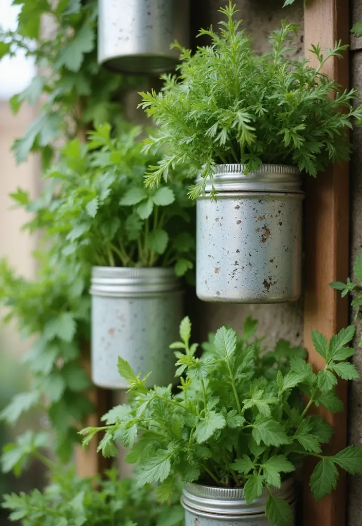30 Garden Decor Ideas That Instantly Refresh Any Space 3 30 Garden Decor Ideas That Instantly Refresh Any Space - 3. Hanging Herb Garden