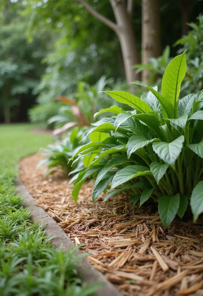 30 Garden Edging Ideas That Create a Polished Look 11 30 Garden Edging Ideas That Create a Polished Look - 11. Coconut Fiber Edging
