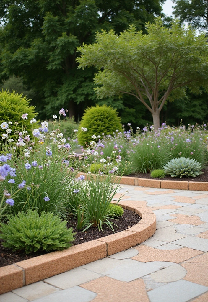 30 Garden Edging Ideas That Create a Polished Look 19 30 Garden Edging Ideas That Create a Polished Look - 19. Cork Edging