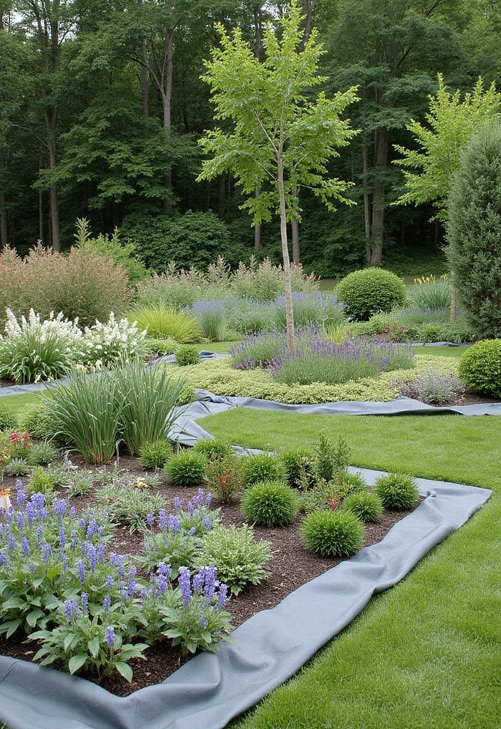 30 Garden Edging Ideas That Create a Polished Look 29 30 Garden Edging Ideas That Create a Polished Look - 29. Fabric Edging