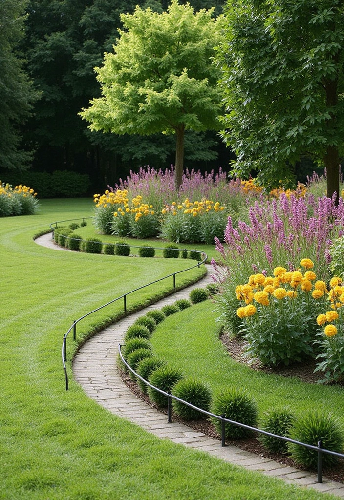 30 Garden Edging Ideas That Create a Polished Look 3 30 Garden Edging Ideas That Create a Polished Look - 3. Metal Edging