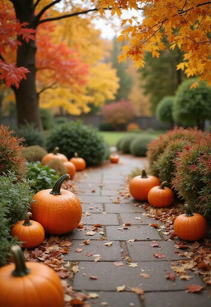 30 Garden Edging Ideas That Create a Polished Look 30 30 Garden Edging Ideas That Create a Polished Look - 30. Seasonal Decor Edging