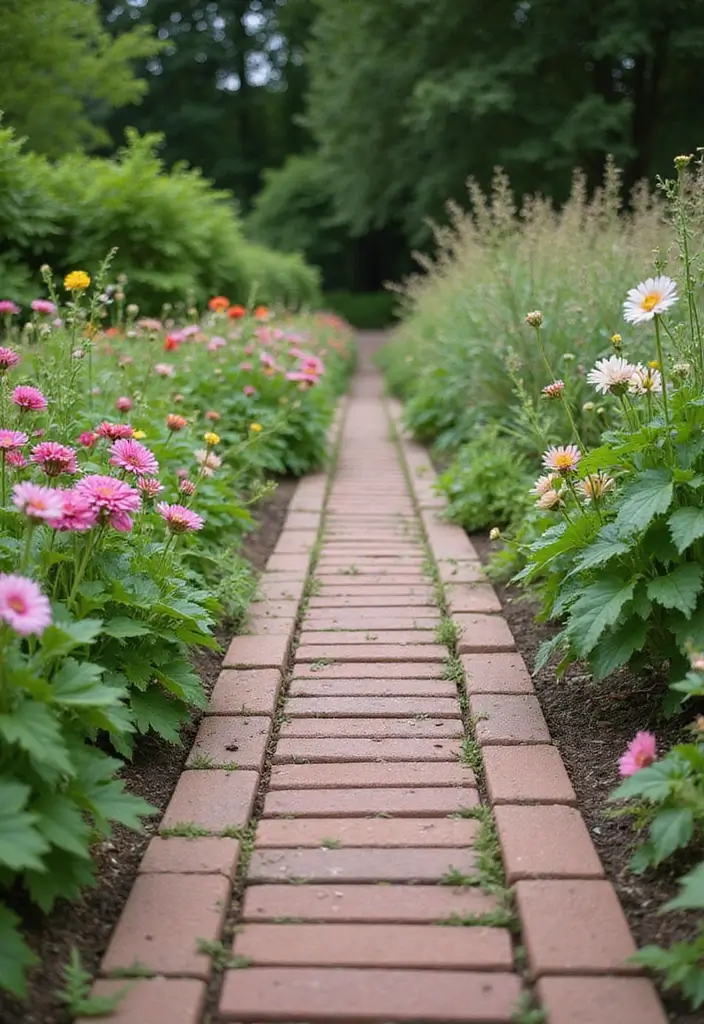 30 Garden Edging Ideas That Create a Polished Look 4 30 Garden Edging Ideas That Create a Polished Look - 4. Brick Borders