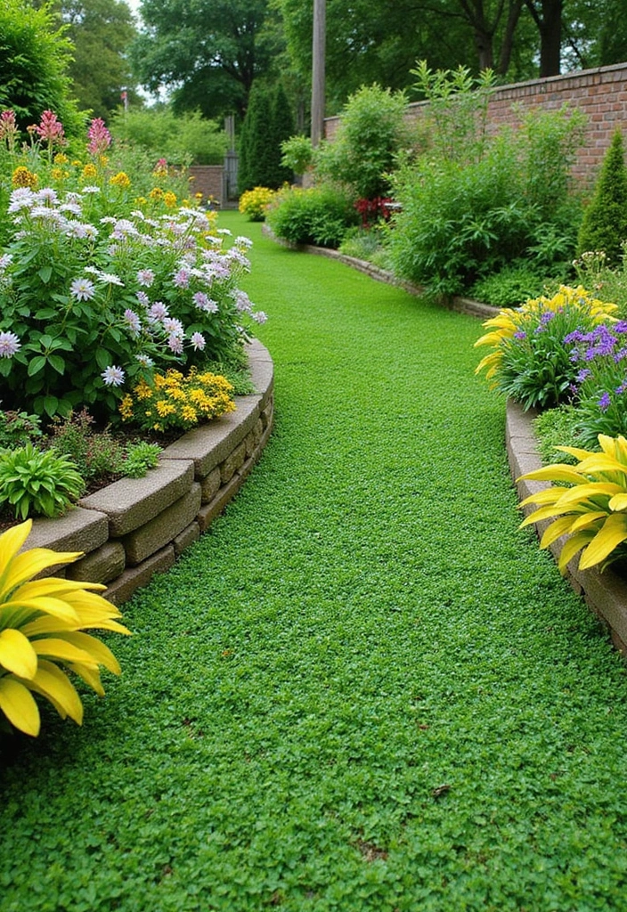 30 Garden Landscaping Ideas That Completely Transform Yards 10 30 Garden Landscaping Ideas That Completely Transform Yards - 10. Sustainable Lawn Alternatives: Go Green