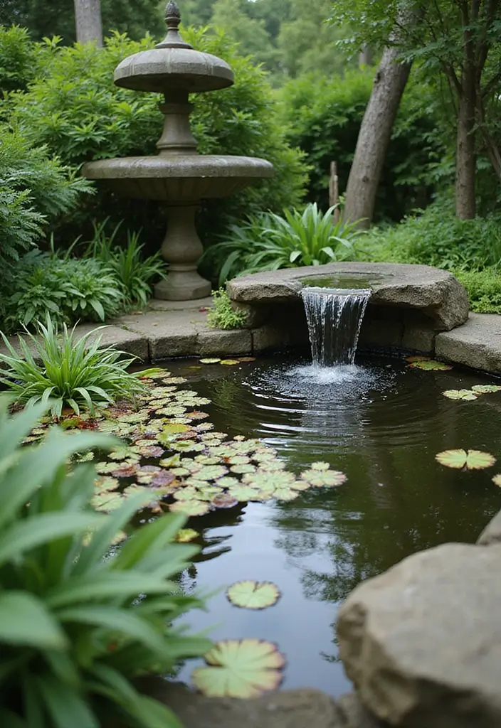 30 Garden Landscaping Ideas That Completely Transform Yards 18 30 Garden Landscaping Ideas That Completely Transform Yards - 18. Water Features: Serenity in the Garden