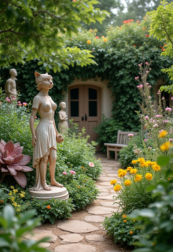 30 Garden Landscaping Ideas That Completely Transform Yards 19 30 Garden Landscaping Ideas That Completely Transform Yards - 19. Garden Art: Personal Touches