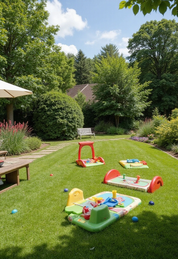 30 Garden Landscaping Ideas That Completely Transform Yards 26 30 Garden Landscaping Ideas That Completely Transform Yards - 26. Creative Lawn Games: Fun and Engagement